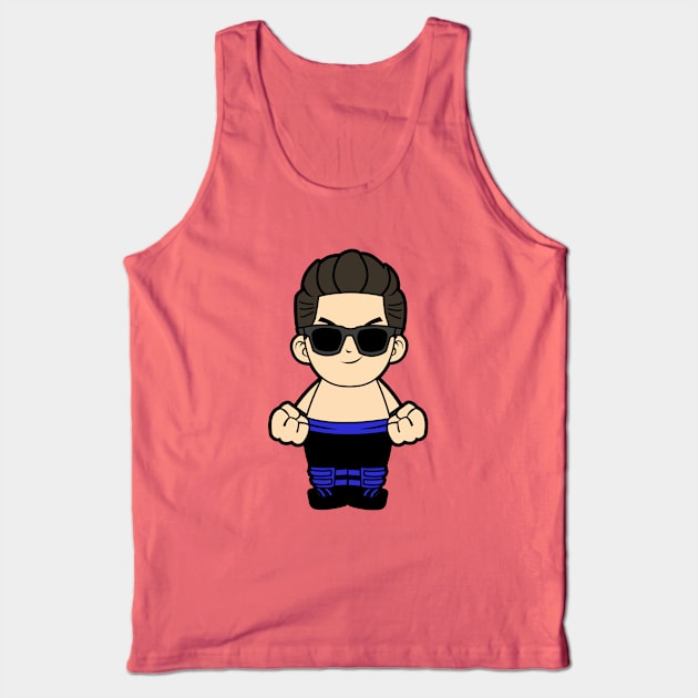 Johnny Cage Chibi Tank Top by liora natalia